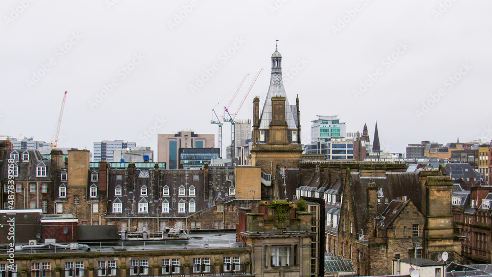 Glasgow cityscape, United Kingdom