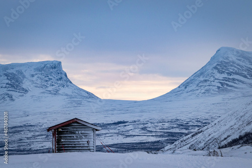 Lapporten Valley in winter. Taken in Swedish Lapland © Mundo Surreal