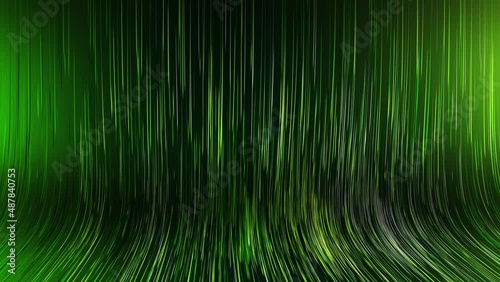 Loop video bg. Abstract colourful background with bright neon rays and glowing lines. Green yellow looping background. Seamless loop animation 4k stock footage 