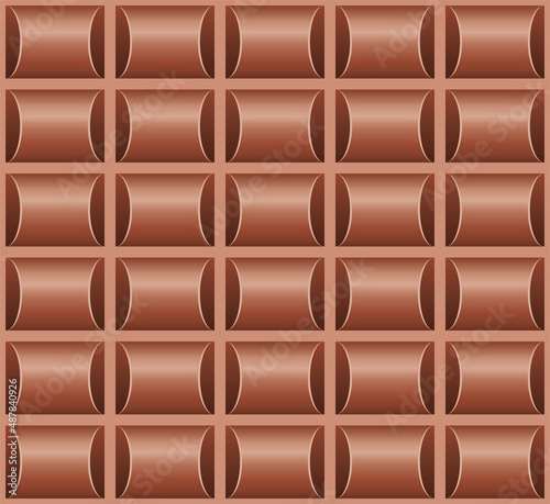 vector seamless chocolate bar background