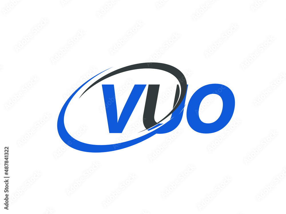 VUO letter creative modern elegant swoosh logo design VUO letter creative modern elegant swoosh logo design