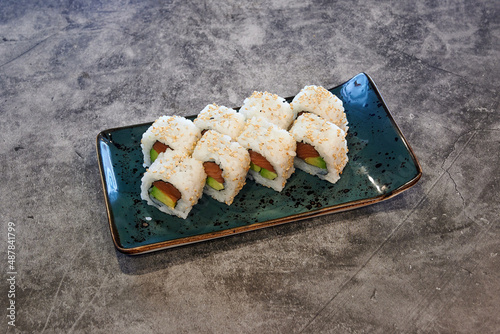 Sushi Set nigiri and sashimi