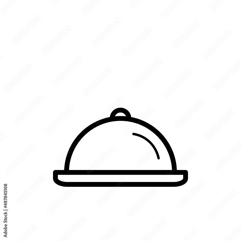 Food Tray Icon Vector Illustration Food Tray Icon Vector Illustration