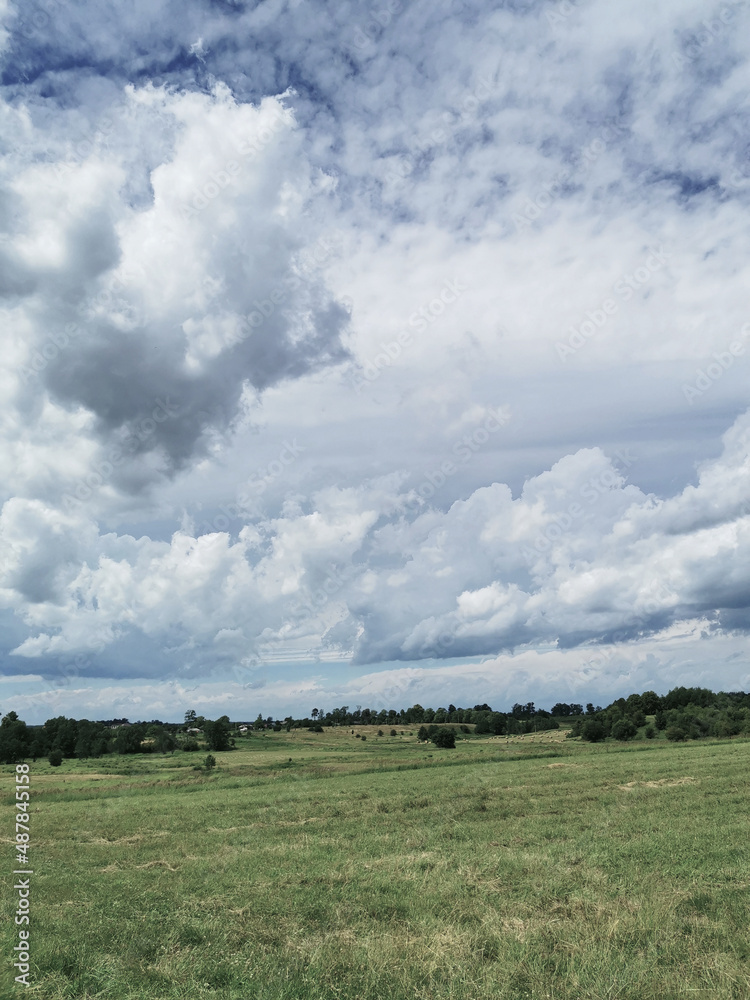 landscape with clouds