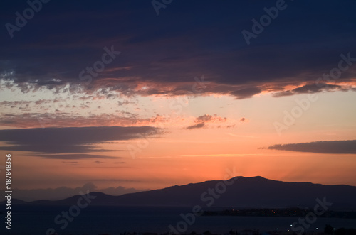Sunset over the sea sky sun © Aytug Bayer