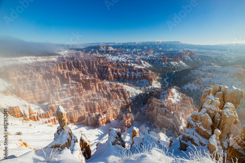 Superb view of Inspiration Point of Bryce Canyon National Park