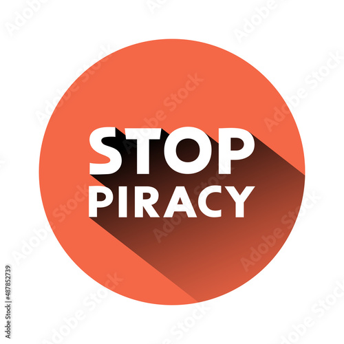 No piracy message symbol