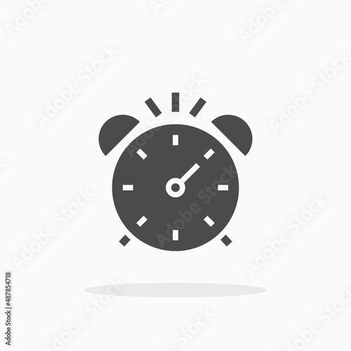 Alarm clock icon.