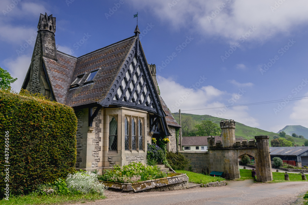Small traditional house in Peak District, UK Small traditional house in Peak District, UK