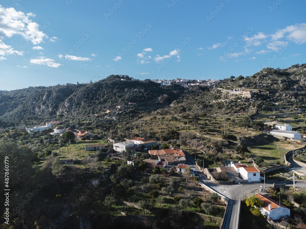 Naklejka premium Idanha-a-Nova Portugal Aerial
