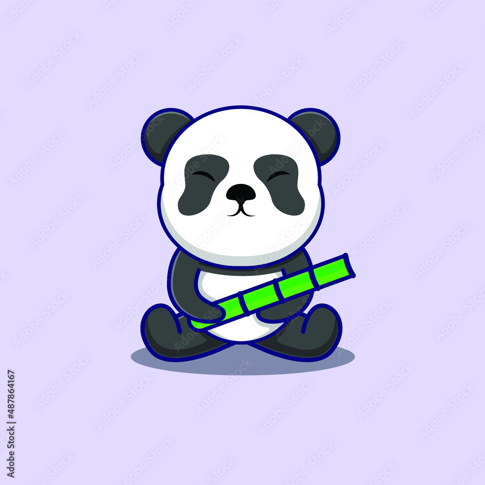 Fototapeta premium cute animal character illustration