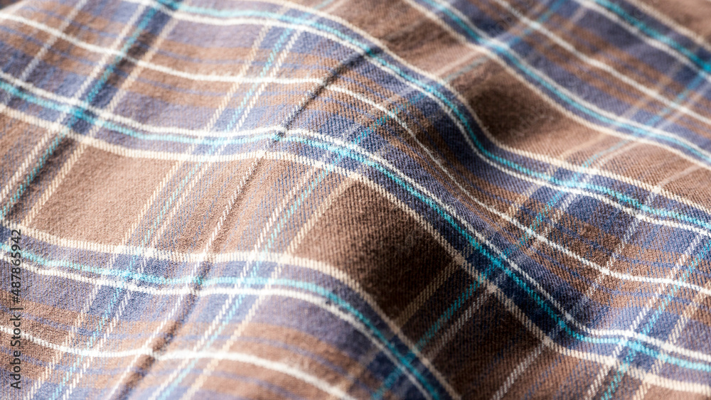 Camisa marrón de cuadros Camisa marrón de cuadros