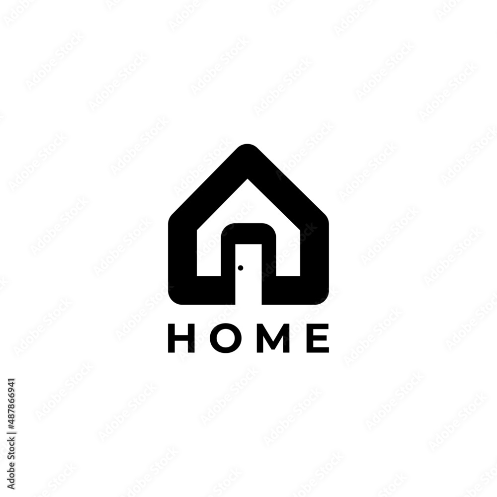 tech logo house abstract flat modern tech logo house abstract flat modern
