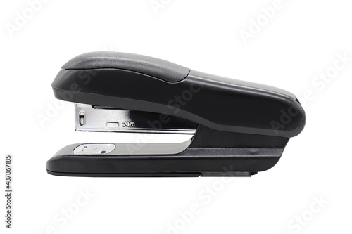 Office stationery stapler for papers isolated on a white background