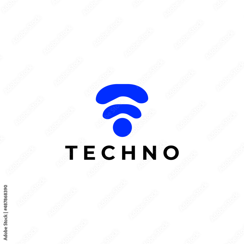 abstract wifi logo simple icon abstract wifi logo simple icon