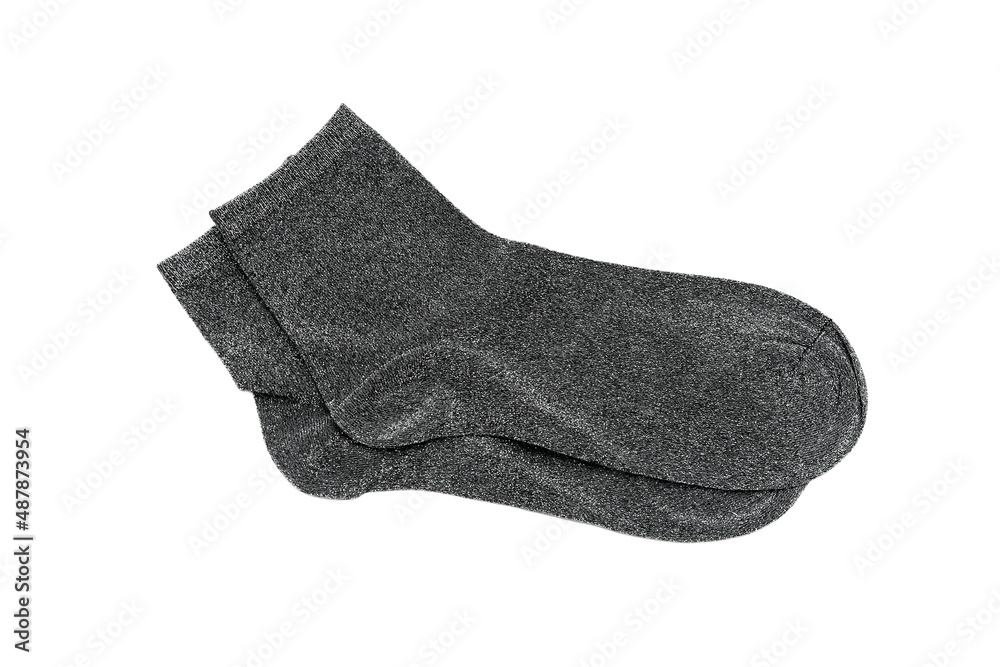 stylish fashionable women's socks on a white background stylish fashionable women's socks on a white background
