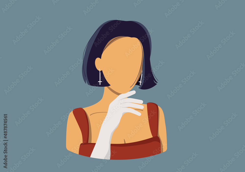 Fashion Girl in Glove Fashion Girl in Glove