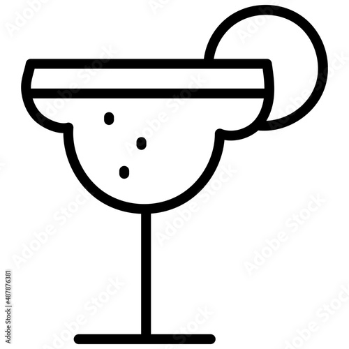 A premium download icon of drink glass

