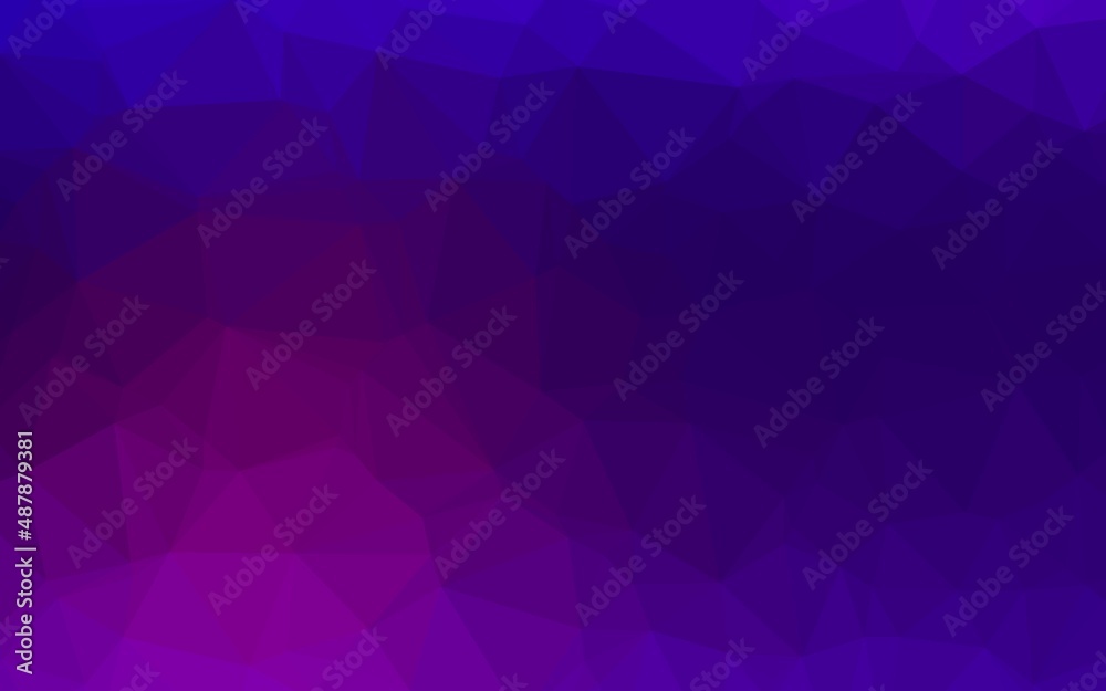 Dark Purple vector abstract polygonal texture. Dark Purple vector abstract polygonal texture.