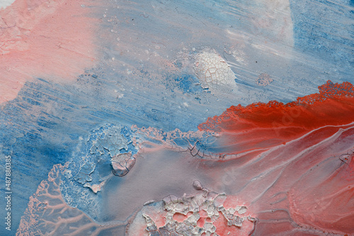 Abstract art background. Hand drawn gouache painting. Color texture.