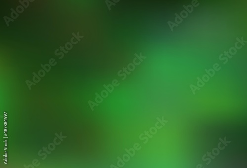 Light Green vector blurred bright template.