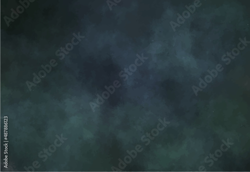 blue and green background with grunge texture, watercolor painted marbled