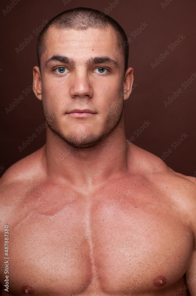 Portrait of bodybuilder Portrait of bodybuilder