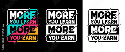 Self motivational Quotes T-Shirt design