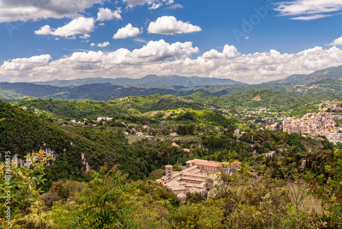 Photos Landscape of little medieval town Subiaco, province of Rome