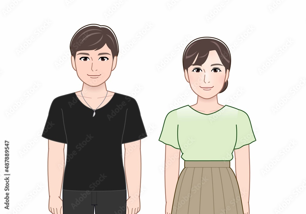 二人の男女 二人の男女