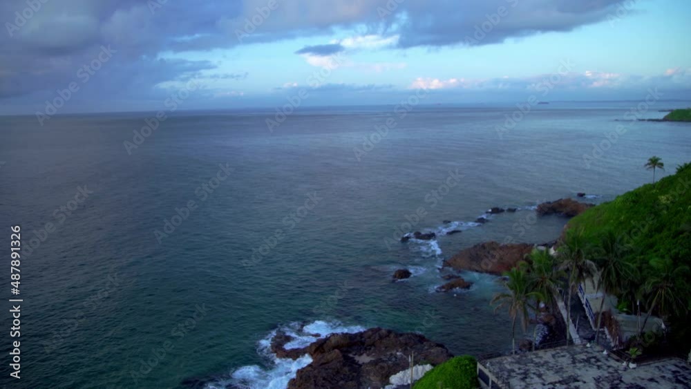 sunrise on the ocean in a tropical destination sunrise on the ocean in a tropical destination