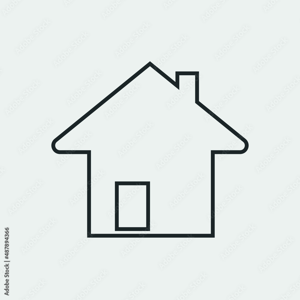 Home vector icon illustration sign Home vector icon illustration sign