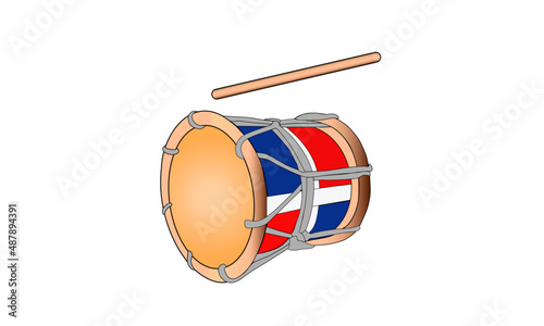 Canvas Tambora Dominicana, dominican's drum