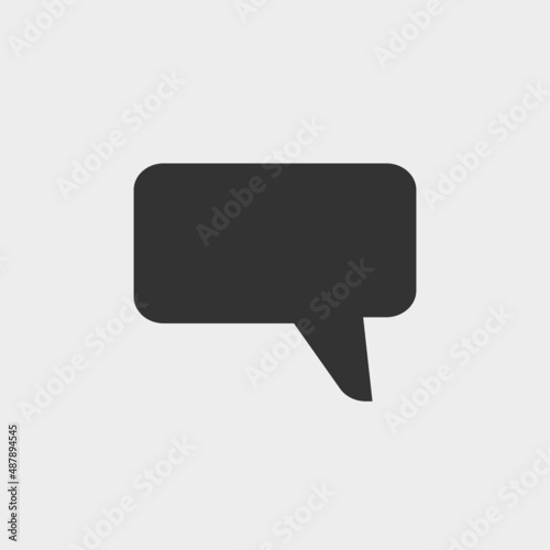Chat vector icon illustration sign