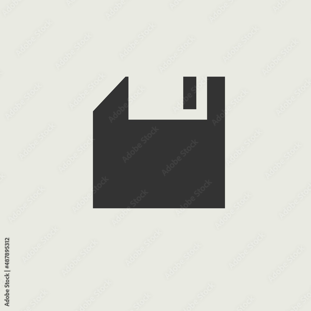 Diskette vector icon illustration sign Diskette vector icon illustration sign