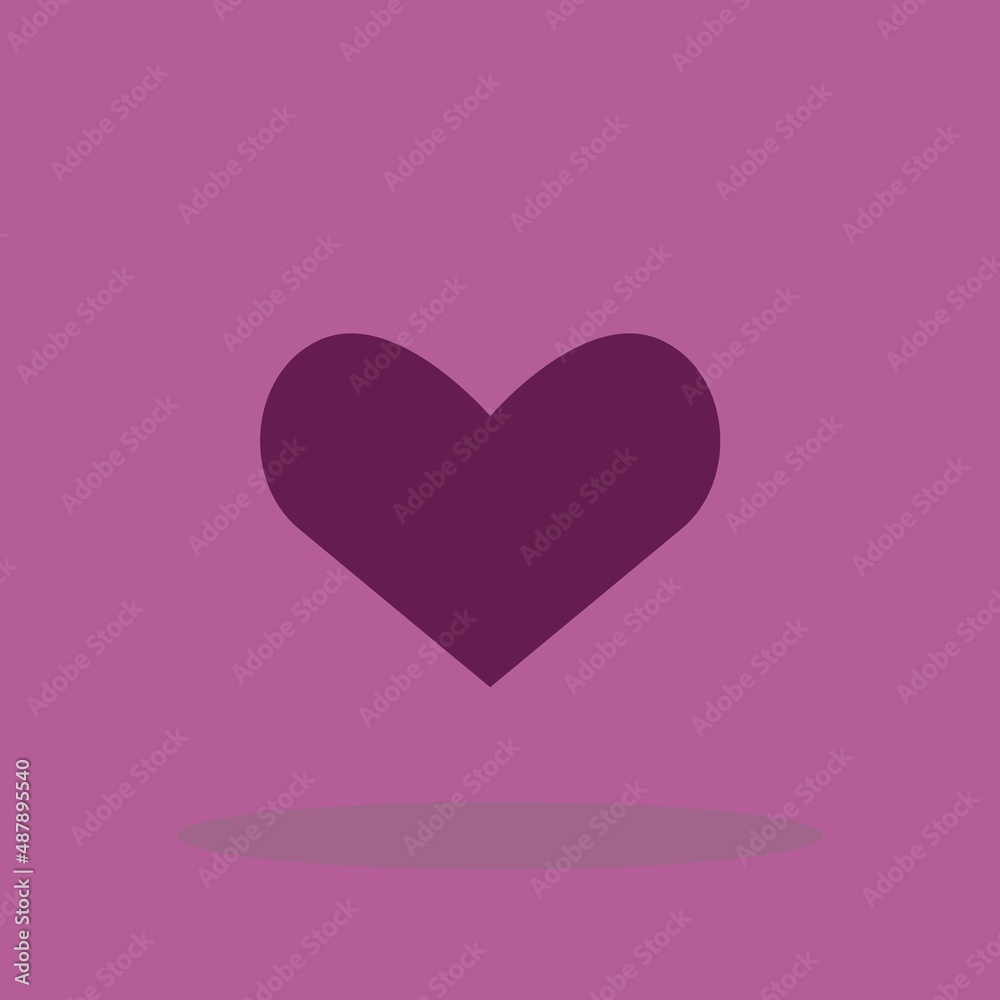 Heart vector icon illustration sign Heart vector icon illustration sign