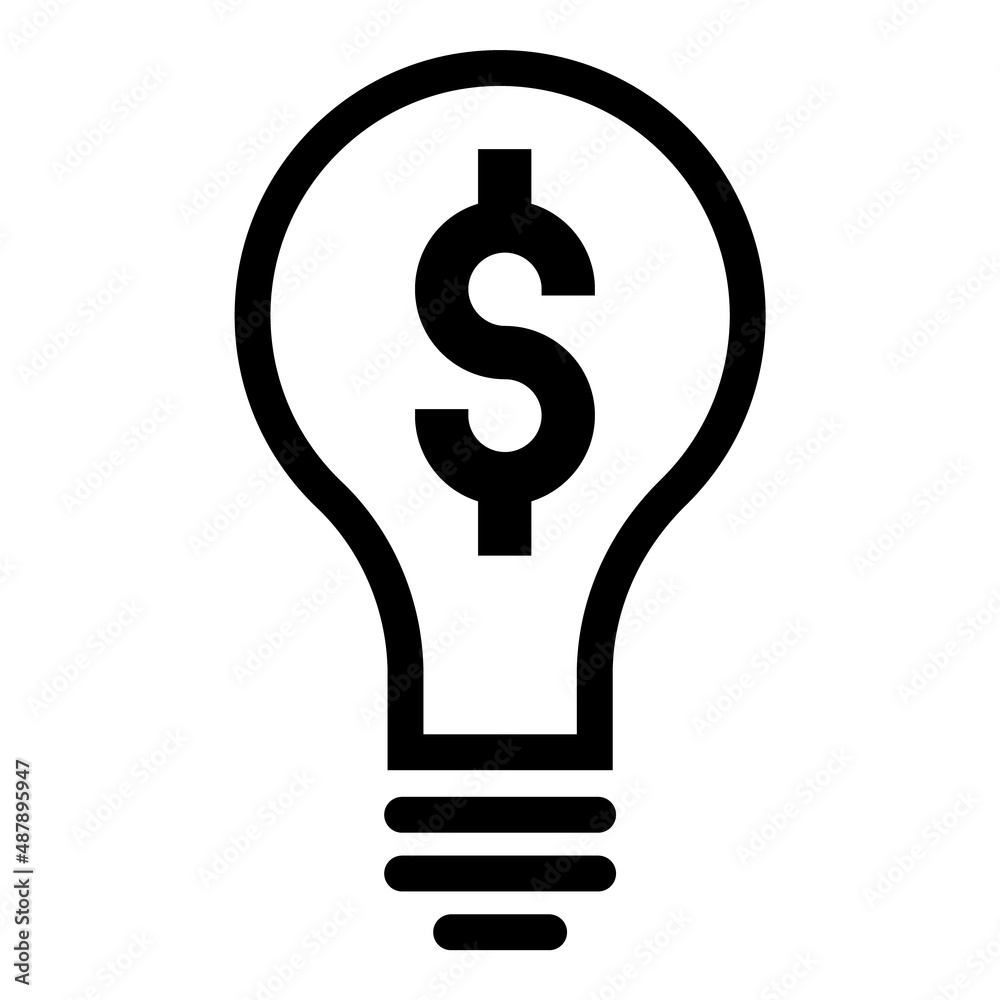 Business Idea Flat Icon Isolated On White Background Business Idea Flat Icon Isolated On White Background