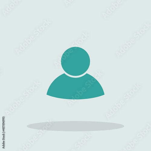 Person vector icon illustration sign