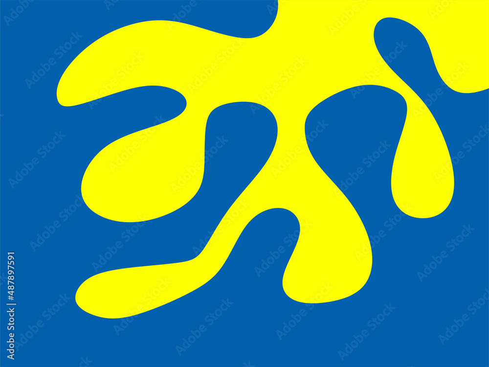 Simple background with cute wavy line pattern