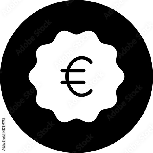 euro glyph icon