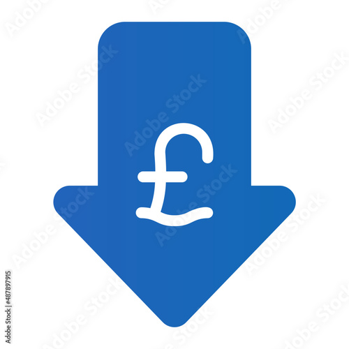 pound gradient icon