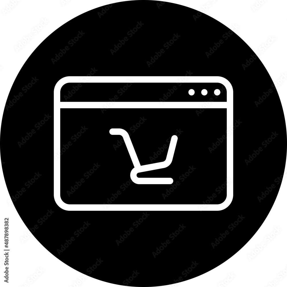 online store glyph icon online store glyph icon