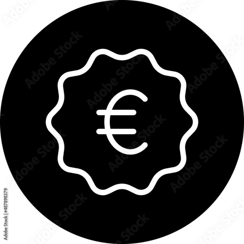 euro glyph icon