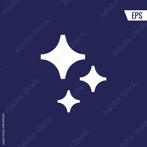 Shine vector icon illustration sign