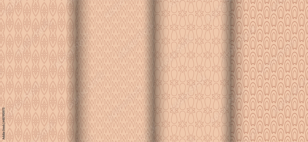 Fototapeta premium Background wallpaper on brown, vector image