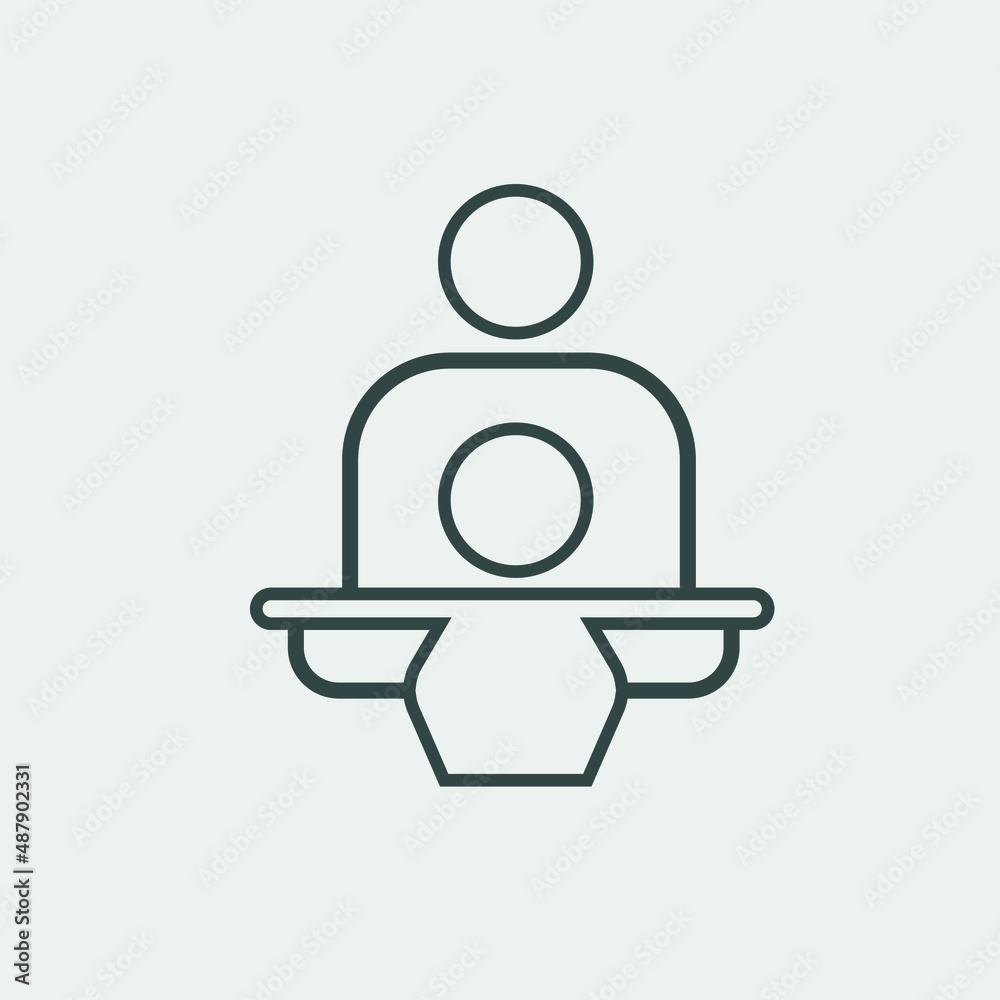 Rehabilitation vector icon illustration sign Rehabilitation vector icon illustration sign