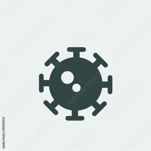 Bacteria vector icon illustration sign