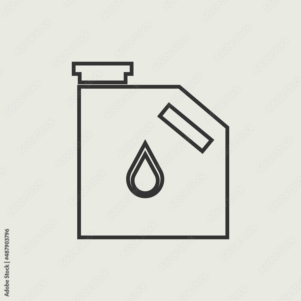 Oil vector icon illustration sign Oil vector icon illustration sign