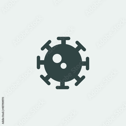 Bacteria vector icon illustration sign