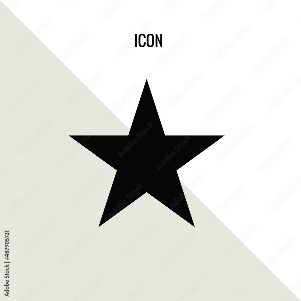 Star vector icon illustration sign Star vector icon illustration sign